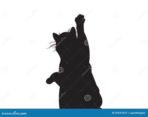 Cat Pussy Silhouette Stock Illustrations 939 Cat Pussy Silhouette Stock Illustrations Vectors