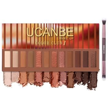 Paleta De Sombras UCANBE Naked Nude Cores Pincel Paleta De Sombras Magazine Luiza