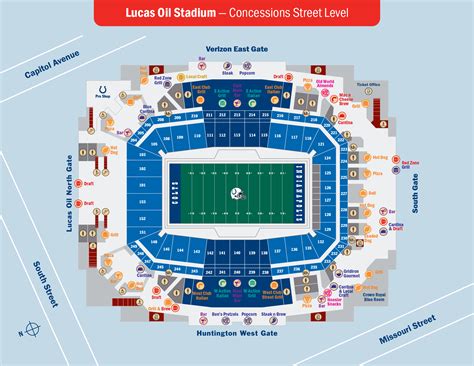 Lucas Oil Stadium Virtual Seating Map | Elcho Table