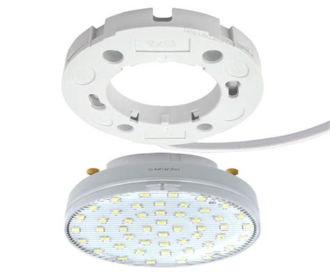 2 x GX53 Base Fitting for GX53 Lamps Fly Leads for LED and CFL GX53 ...