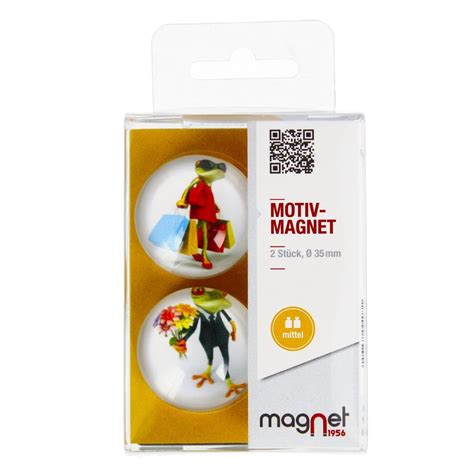 Magnet Magnes szklany Żaby Comic Kopuła 3 5 cm 115 0 0077 2 szt