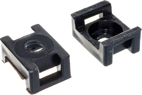 Усиленная площадка под хомут-стяжку Зубр 100 шт, нейлоновая 30921 ...