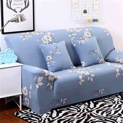 Pastoral Flower Sofa Slipcovers Tight Wrap All Inclusive Slip Resistant