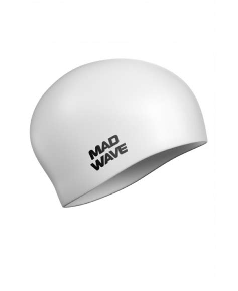 Шапочка для длинных волос MADWAVE LONG HAIR SILICONE white за 33 руб.