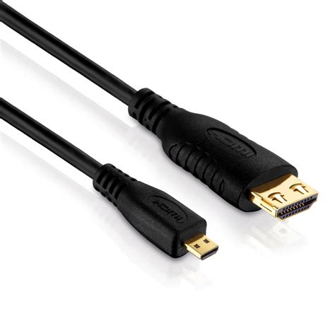 PI1300 - High Speed Micro HDMI Kabel mit Ethernet Kanal / BENCHMARK FÜR ...