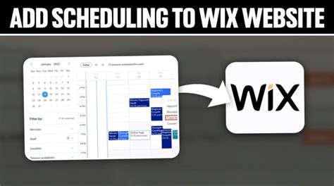 How To Add Scheduling To Wix Website Full Tutorial