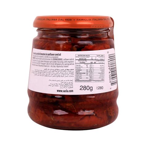 Sacla Antipasti Sun Dried Tomatoes 280 G Online At Best Price Cand