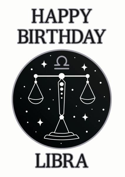 Happy Birthday Libra Zodiac Astrology Birthday Card Thortful