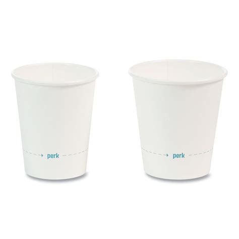White Paper Hot Cups 10 Oz 50 Pack New England Industrial Supply