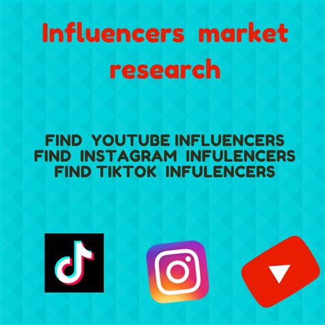 Find Top Instagram Youtube And Tiktok Influencers By Saira Fiaz Fiverr