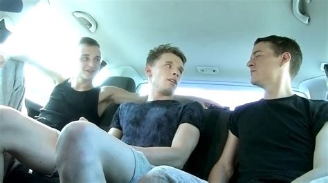 Three Randy Guys In Car Suck And Fuck As Gu Xxx Dessert Picture
