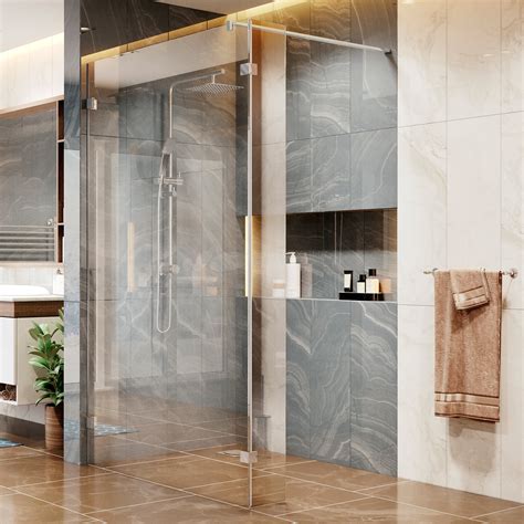 Душевая перегородка Ambassador Walk-in 15031105 90х200 см, профиль хром ...