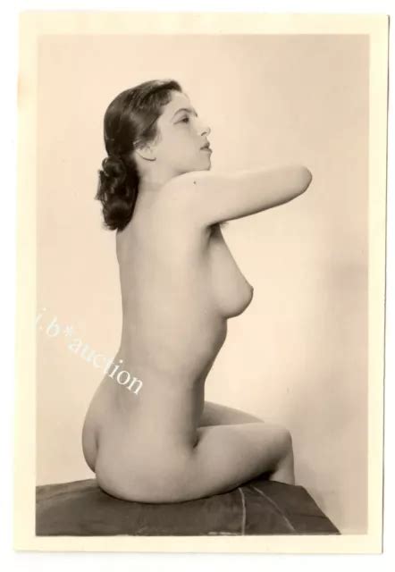 ROESSLER NUDE PHOTO NUDE WOMAN STUDY Vintage S Studio Photo PicClick UK