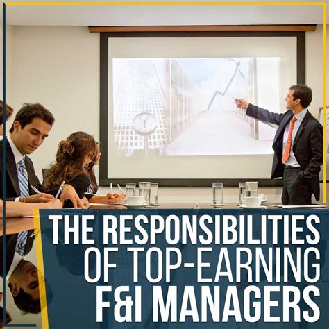 responsibilities  top earning fi managers college