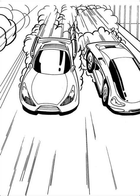 Hot Wheels para Colorir Desenhos Incríveis para Imprimir