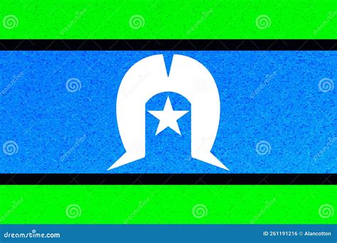 Torres Strait Islander Grunge Flag Stock Illustration - Illustration of ...