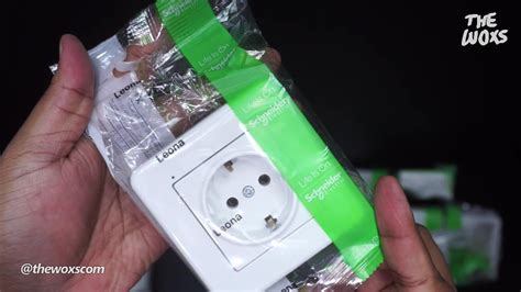 Unboxing Saklar And Stop Kontak Schneider Electric Seri Leona Youtube