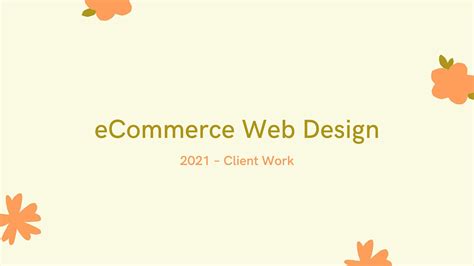 ecom web design  behance