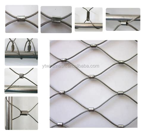 Ferrule Rope Mesh Flexible Stainless Steel Weave Wire Mesh Protecting