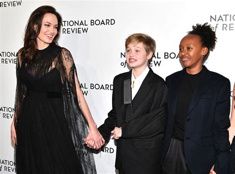 Angelina Jolie Brings Daughters Shiloh And Zahara Jolie Pitt To Gala