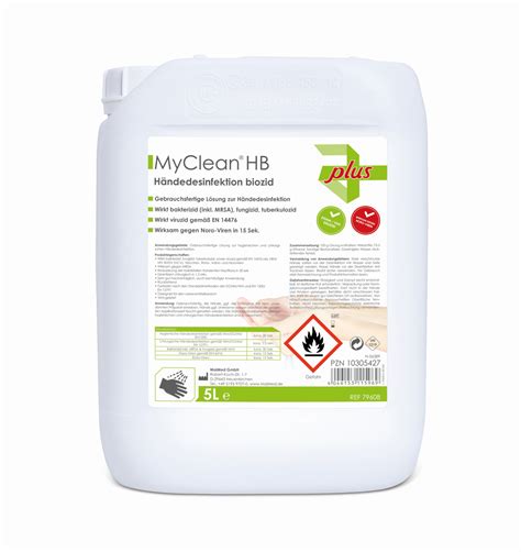 MyClean HB HÄNDEDESINFEKTION, 5 Ltr. | 11-0003