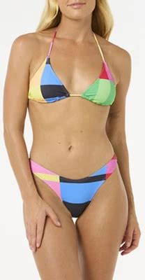 Women S Rip Curl La Dalias High Leg Cheeky Swim Bikini Top