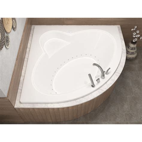 Atlantis Whirlpools Alexandria 60 X 60 Corner Air Jetted Bathtub