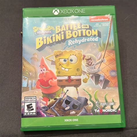 Microsoft Video Games Consoles Spongebob Squarepants Battle For Bikini Bottom Rehydrated
