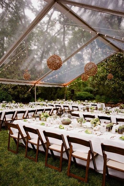 rustic wedding tent decor ideas | Deer Pearl Flowers