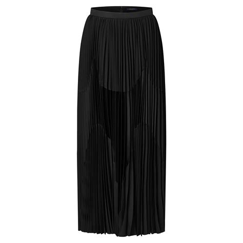 Abstract Insert Pleated Skirt Women Ready To Wear Louis Vuitton