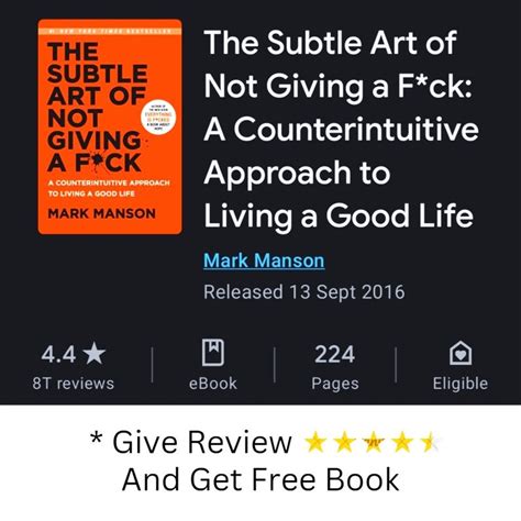 The Subtle Art Of Not Giving Fuck Best Selling Books Etsy Australia