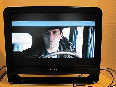 2008 SONY BRAVIA 19 LCD TV KDL 19M4000 WHITE W REMOTE TESTED WORKS