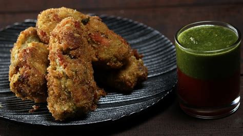 Chicken Tikka Croquettes Sanjeev Kapoor Khazana Youtube