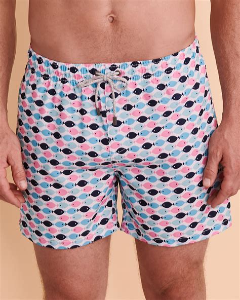 Vintage Summer Fish Volley Swimsuit Multi Print Bikini Village