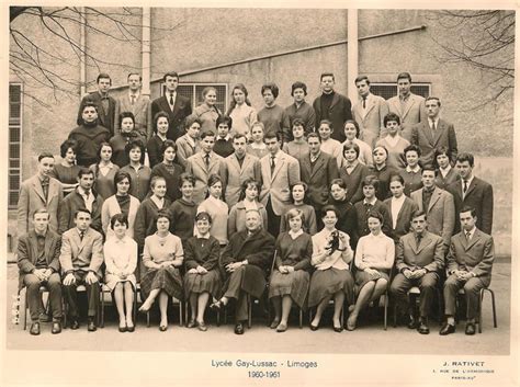 Photo de classe HK de 1960 Lycée Gay Lussac Copains d avant