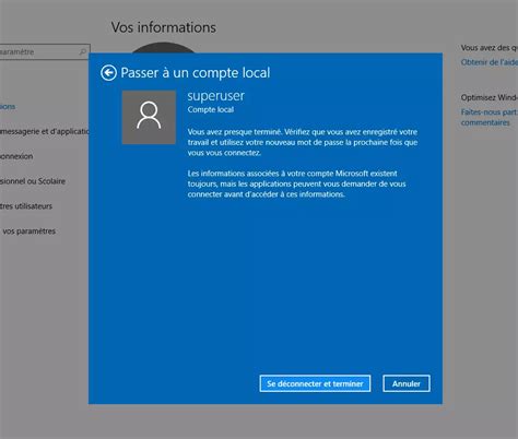 Comment Convertir Un Compte Microsoft En Compte Local Sur Windows 10