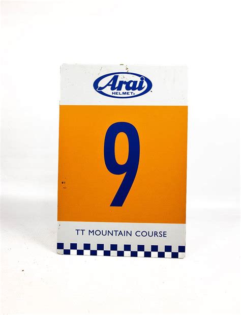 Milestone 9 Mile Marker Isle Of Man Tt Races Official Merchandise