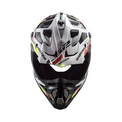 Capacete LS2 MX700 Subverter Evo Stomp Black White Moto Braga