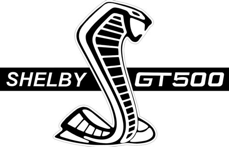 SHELBY GT500 Cobra Logo Template SVG DXF A I J P G Etsy