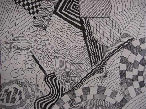 black  white drawing   abstract design  wavy lines curves