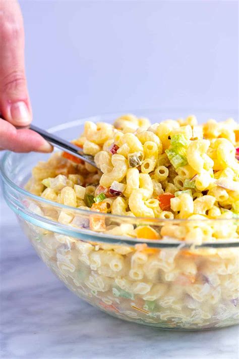 Perfect Creamy Macaroni Pasta Salad Recipe