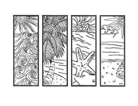 Colouring In Bookmarks Printable - Printable And Enjoyable Learning