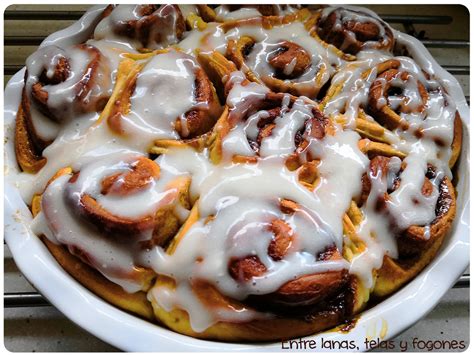 Entre Lanas Telas Y Fogones Rollitos De Canela Cinnamon Rolls