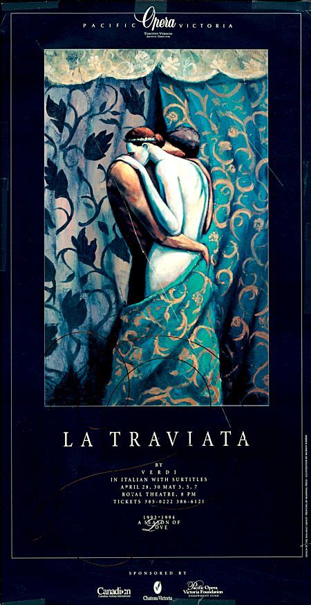 La Traviata Verdi Opera Poster Poster Art Graphic Poster Graphic