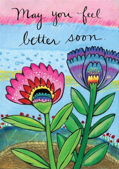 Greeting Card May You Feel Better Soon 115 C Get Well Wishes Get