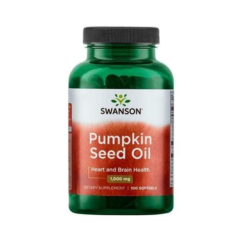 Swanson Pumpkin Seed Oil Ulei Dovleac Mg Capsule Emag Ro