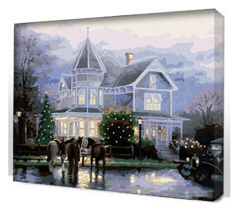 Thomas Kinkade Paint By Number Kits from The Painter of Light