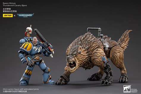 Joytoy Action Figure Warhammer K Space Wolves Thunderwolf Cavalry