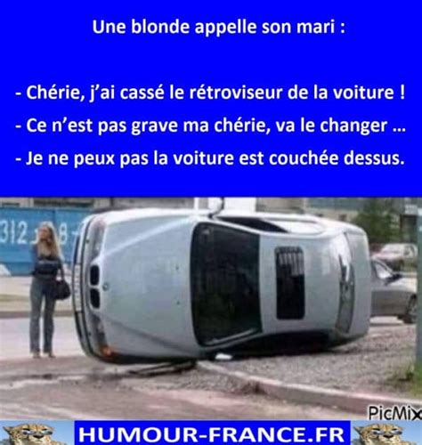 Une Blonde Appelle Son Mari Humour France Fr