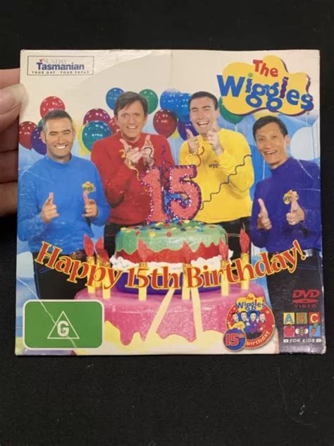 2006 The Wiggles Happy 15th Birthday Abc Kids Tv Dvd Sunday Telegraph